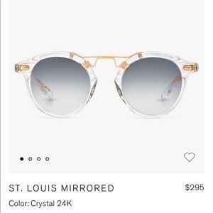 KREWE St Louis clear sunglasses